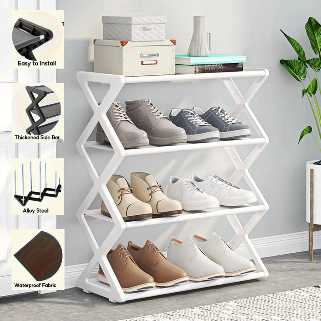 Luminest™️ FoldAway 4-Tier Shoe Rack