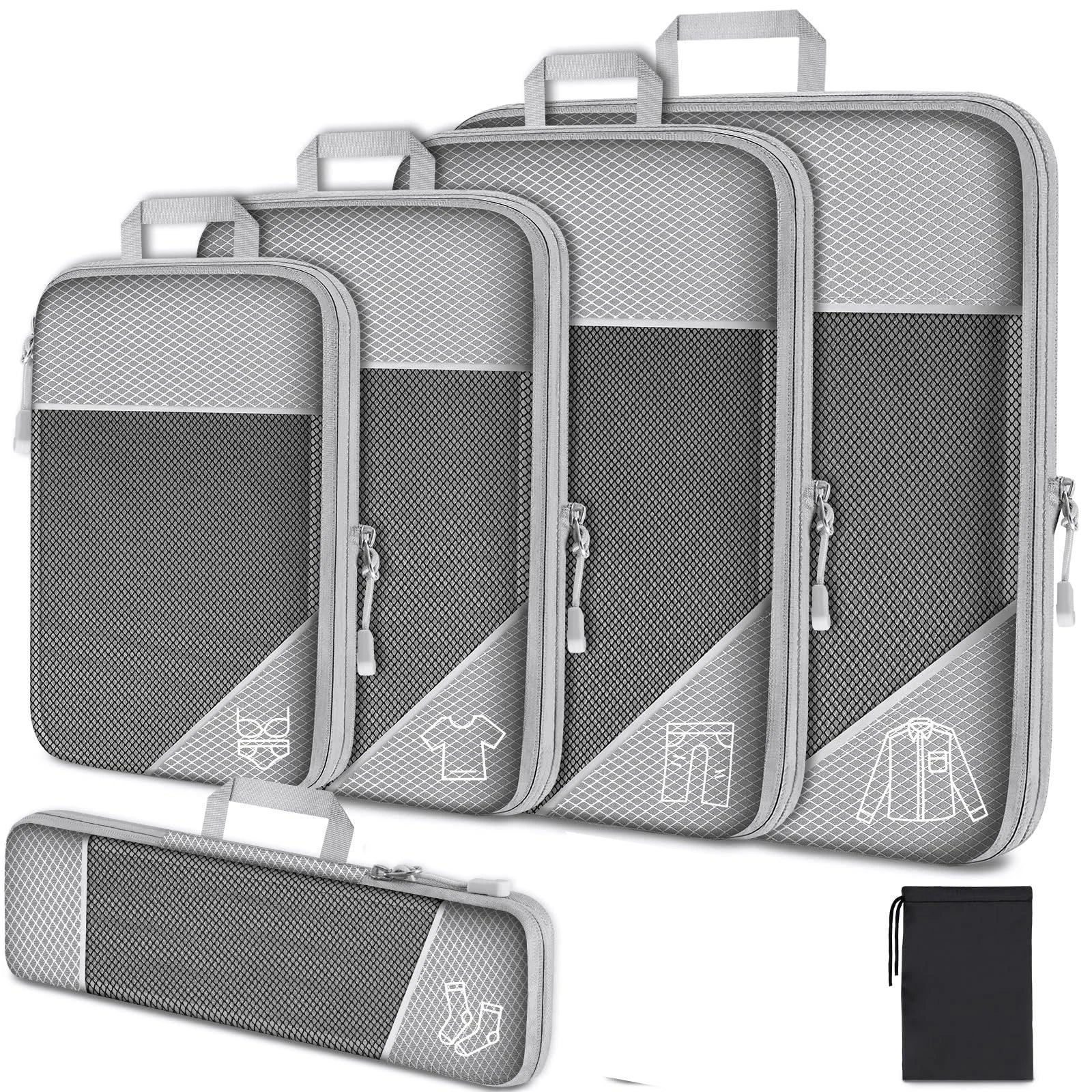 Luminest™️ Travel Compression Packing Cube Set (6-Piece)