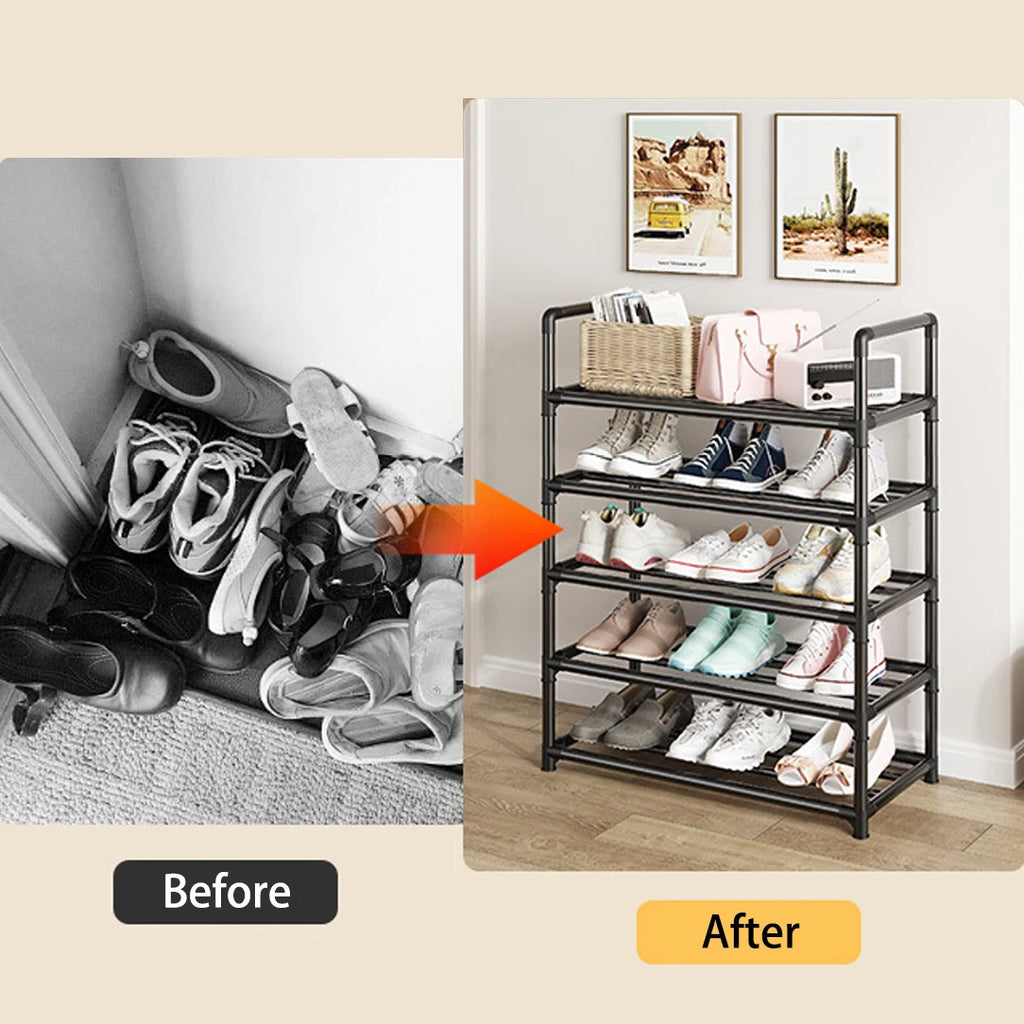 Luminest™️ Multi-Tier Metal Shoe Rack