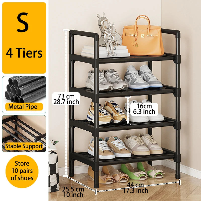 Luminest™️ Multi-Tier Metal Shoe Rack