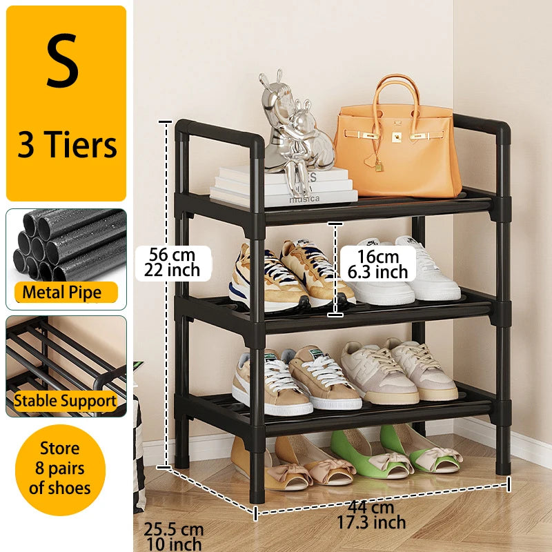 Luminest™️ Multi-Tier Metal Shoe Rack