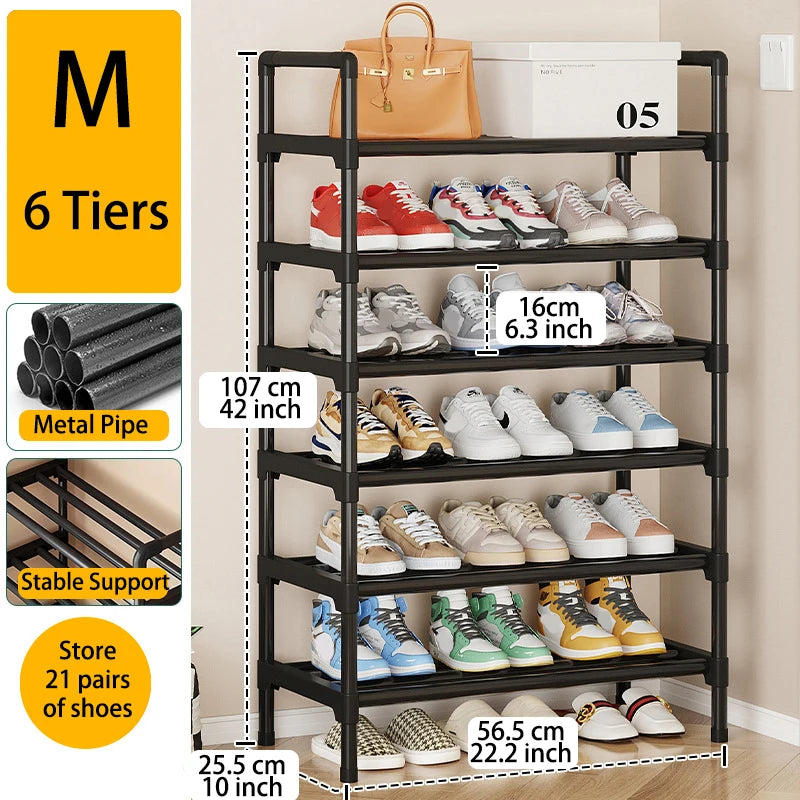 Luminest™️ Multi-Tier Metal Shoe Rack