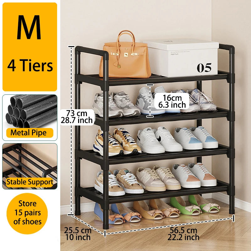 Luminest™️ Multi-Tier Metal Shoe Rack