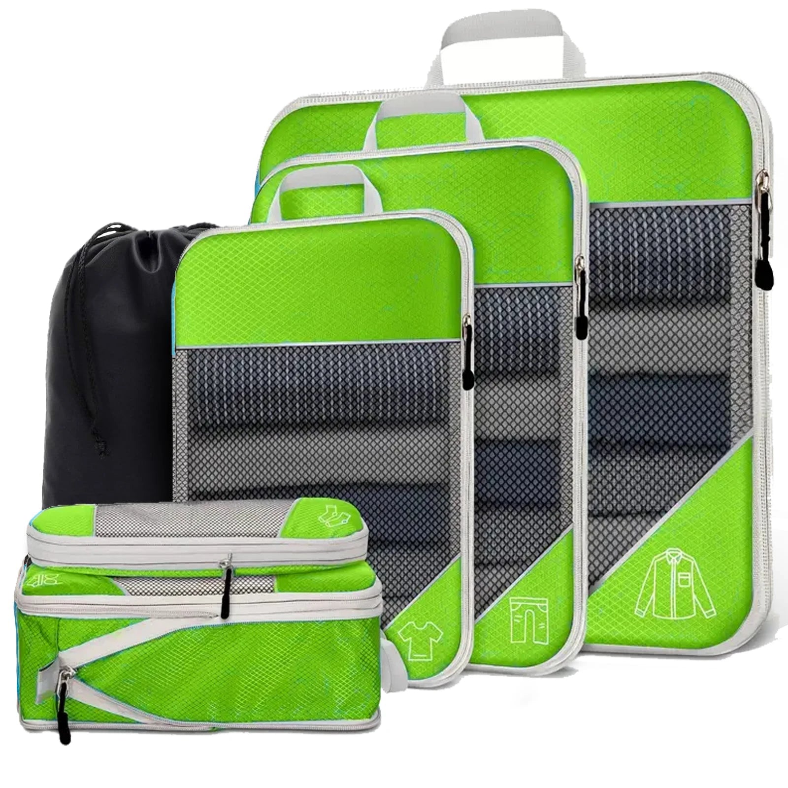Luminest™️ Travel Compression Packing Cube Set (6-Piece)