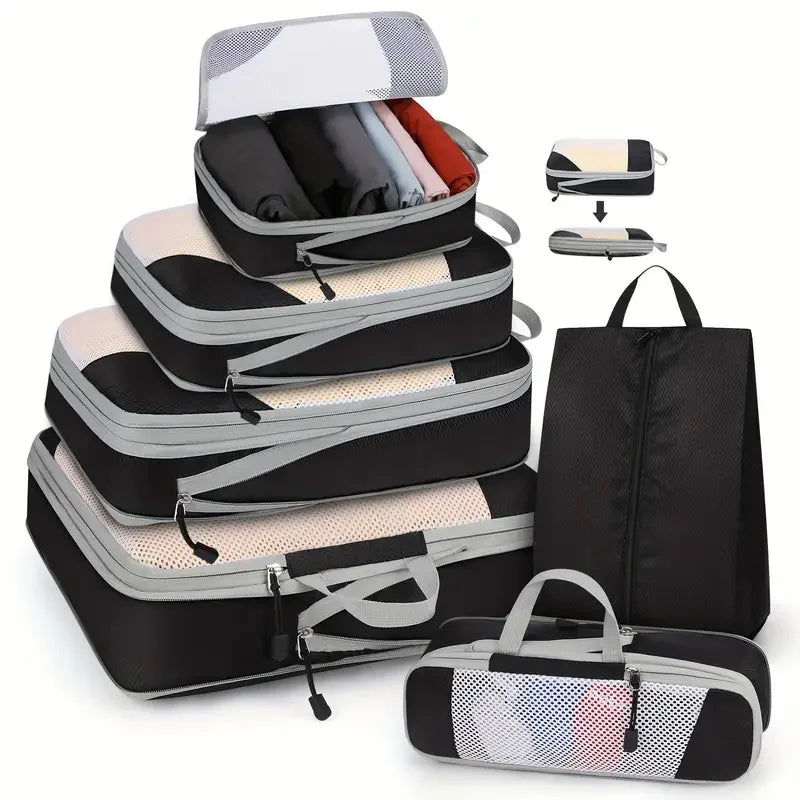 Luminest™️ Travel Compression Packing Cube Set (6-Piece)
