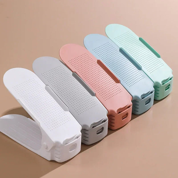 Luminest Adjustable Shoe Slot Organizer (10-Pack)