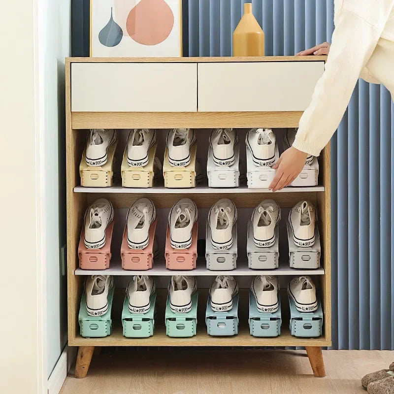Luminest Adjustable Shoe Slot Organizer (10-Pack)