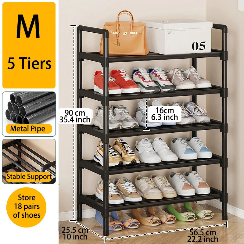 Luminest™️ Multi-Tier Metal Shoe Rack